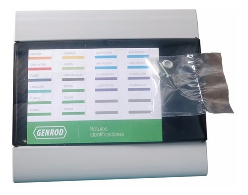 Caja Para Termicas 8 Bocas Embutir De Pvc Genrod - Tofema