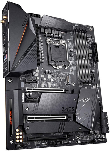 Placa-mãe Gigabyte Z490 Pro Ax 1200 Ddr4 Wifi C preta