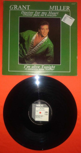 Grant Miller Contento Esta Noche 1986 Maxi Vinyl