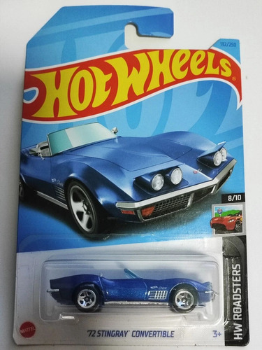 Hot Wheels # 8/10 - '72 Stingray Convertible - 1/64 - Hkg60