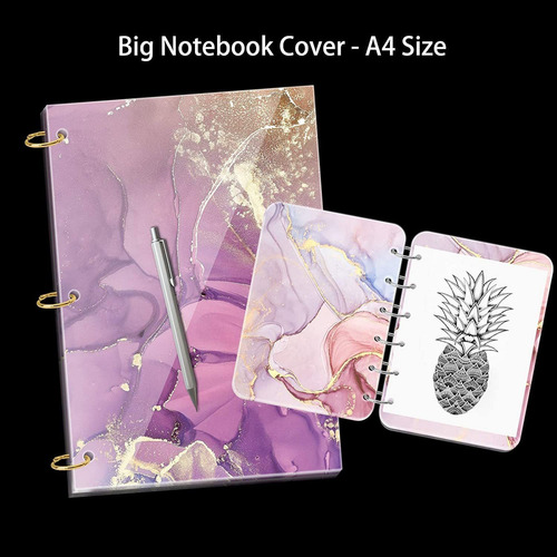 A4 Grande Cubierta Del Cuaderno Moldes De Resina De Silicona