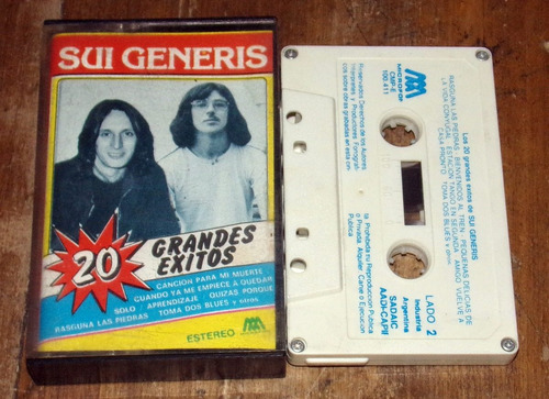 Sui Generis 20 Grandes Exitos Cassette / Kktus