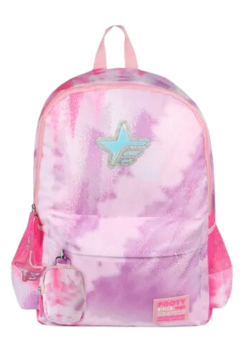 Mochila Espalda 18 PuLG Big Batik Estampado Escolar Footy Ed