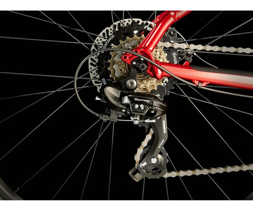Bicicleta Mtb Trek Marlin 4 Gen 2 Roja Ml Tamaño Del Cuadro M/l
