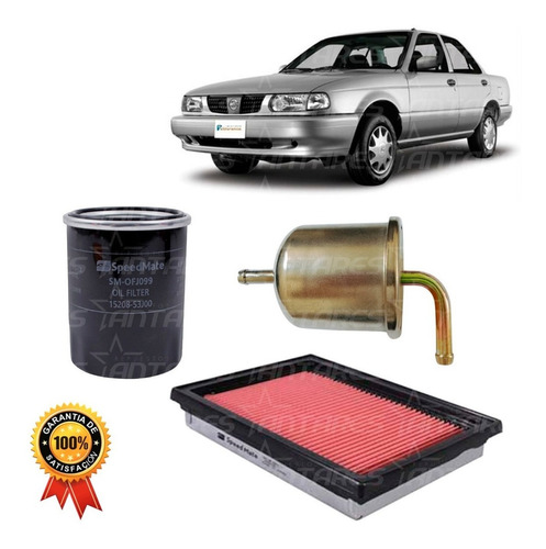 Kit Filtros Para  Nissan V16 1.6 Mex 1993-2010