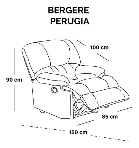 Bergere Perugia 1 Cuerpo Pu - Latam Home