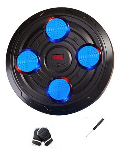Máquina De Boxeo Musical Para Niños, Azul 4 Objetivo