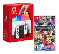 Comprar Consola Nintendo Switch Modelo Oled Blanco + Mario Kart 8