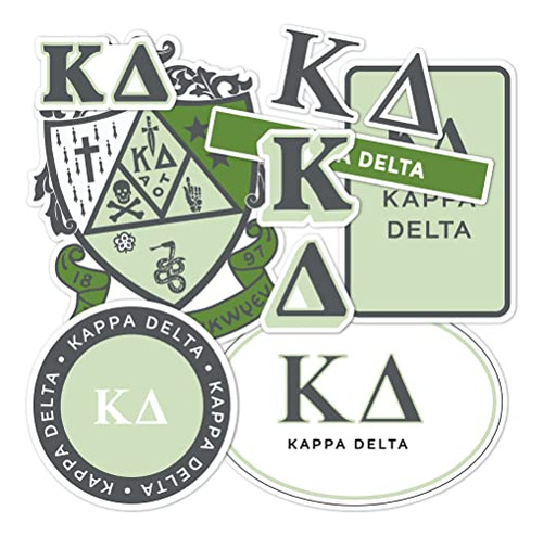 Kappa Delta Standard Sticker Sheet Decal Laptop Water B...