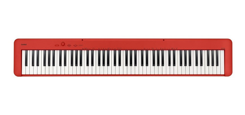 Imagen 1 de 6 de Piano Casio Digital Cdp-s160 Rojo