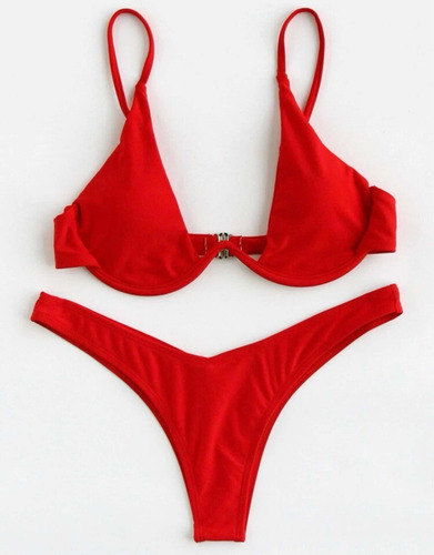 Imagen 6 de 10 de Traje De Baño Bikini Dos Piezas