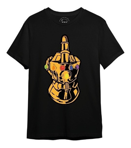 Imagen 2 de 5 de Polera Dedo Guantelete Marvel 100% Algodón