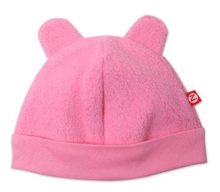 Zutano Bebé Unisex Cozie Fleece Hat, Rosas Fuertes, Del 12 M