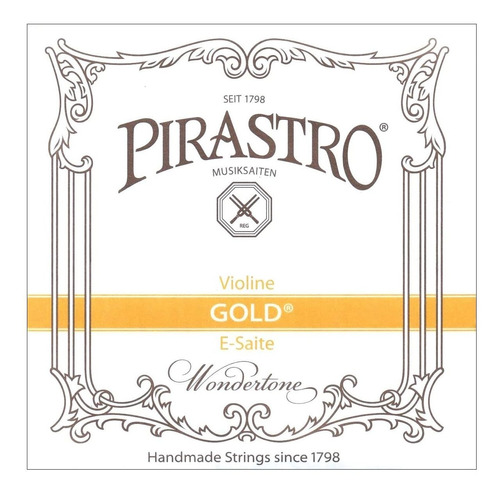 Pirastro Cadena E De Violín Gold Label 4/4 Mediana, Acero Ex