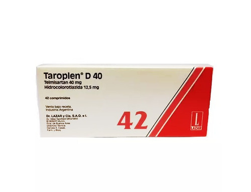 Taroplen D 40 Mg  42 Comp