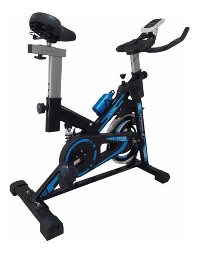 Bicicleta Estatica Máquina Spinning Spin Bike X Speed 17 K Color Negro/Azul