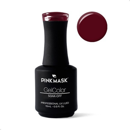 Pink Mask Esmalte Semipermanente Gel Color X 15ml/.5floz Color 132 Wine Up
