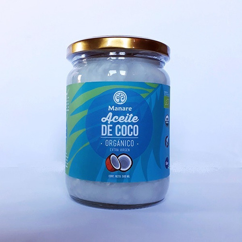 Aceite De Coco Orgánico 500ml Manare 