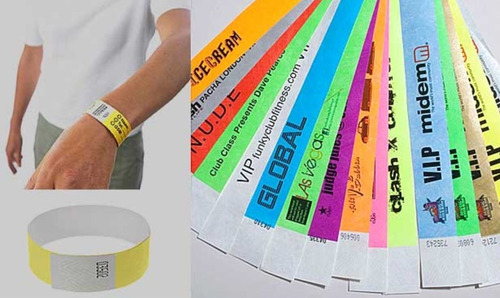 Imagen 8 de 9 de Pulseras Identificación Fiestas Eventos Entradas Ok Creativo