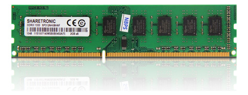 Memoria 2gb Ddr3 1333 Cl9 1.5v Desktop Sharetonic