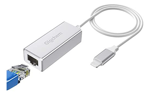 Adaptador Ethernet Compatible Con Lightning Ios 15, Adaptado