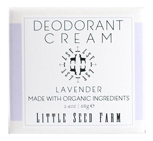 Crema Desodorante De Lavanda Natural De Little Seed Farm,