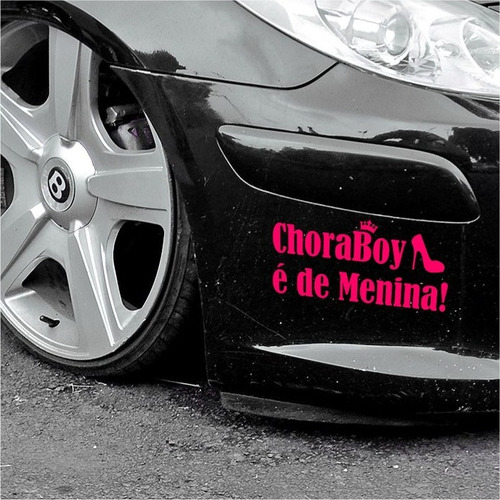 Adesivo Chora Boy E De Menina 2 Unid.