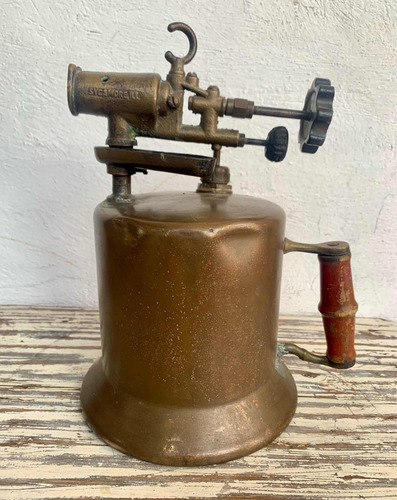 Antiguo Soplete Herramienta Coleccionables Decoración Vin (Usado)