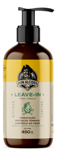 Leave-in Para Cabelo Masculino Lemon Bone 450g Don Alcides