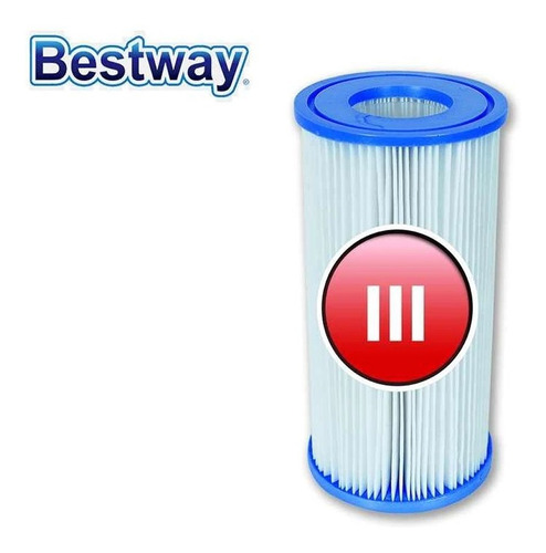 Imagen 6 de 8 de Filtro Bestway Ill A/c Repuesto Bomba Cartucho 58012 5678 Lt