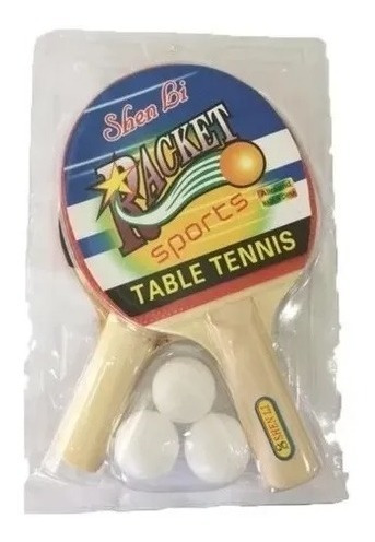 Combo 2 Raquetas + 9 Pelotas Ping Pong