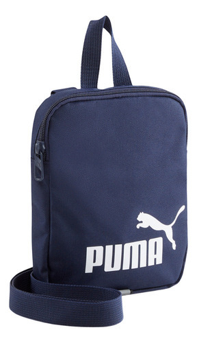 Mariconera Puma Phase Deportiva Para Hombre Bandolera Color Azul Marino