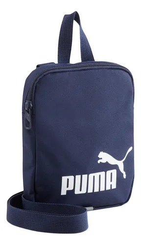 Mariconera Puma Phase Deportiva Para Hombre Bandolera Color Azul
