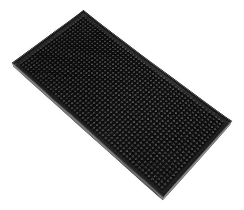 Alfombrilla Impermeable Para Bar, 1 Pieza, Color Negro Suave
