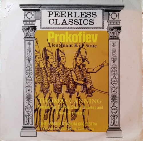 Vinilo Lp De Prokofiev - Peerless Classics (xx789