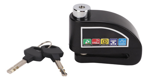 Alarma Antirrobo Con Bloqueo De Disco De Freno De 110 Db Par