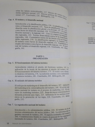 Administración Del Turismo. Conceptualización Y Organización