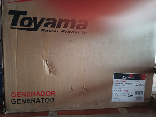 Generador Toyama A Gasolina 3,3kw 120v/240v