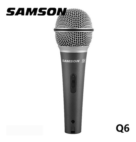 Microfono Dinamico Vocal Samson Q6  Supercardioide