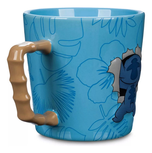 Taza Stiche Disney Store Lilo Nani Pleakley Cobra Bubbles Ju Azul Acero Stich