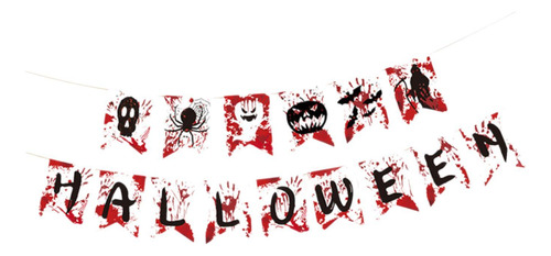 Decoración De Pancarta De Halloween, Pancartas Sangrientas,