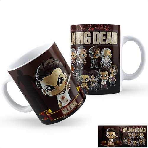 Taza Cerámica The Walking Dead Glenn Calidad