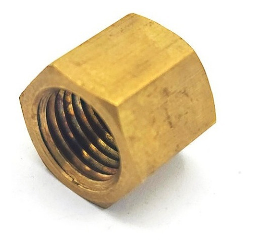 Tapon Hembra Laton 1/4 Npt 10 Pz
