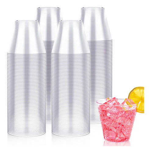 Vasos De Plástico Desechables Transparentes De 10 Oz, Paquet