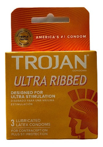 Condones Trojan Ultra Ribbed