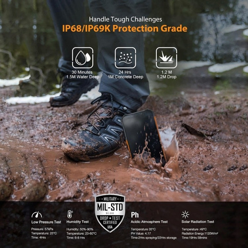 Celular Ulefone Armor X5 - Cámara 13mpx, Resistente Golpes
