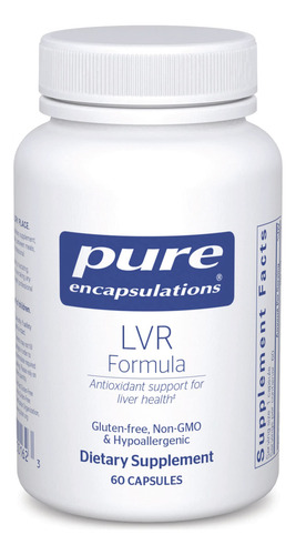 Suplemento De Encapsulamentos Puros Lvr Formula 60 Cápsulas
