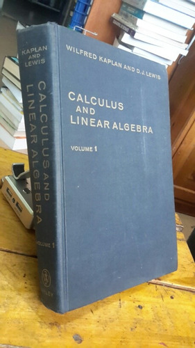 Cálculo Y Álgebra Lineal Kaplan En Inglés