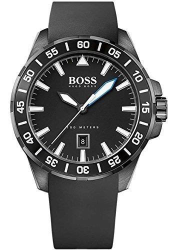 Reloj Hombre Hugo Boss Ocean Deep Black Silicone Quartz Anal