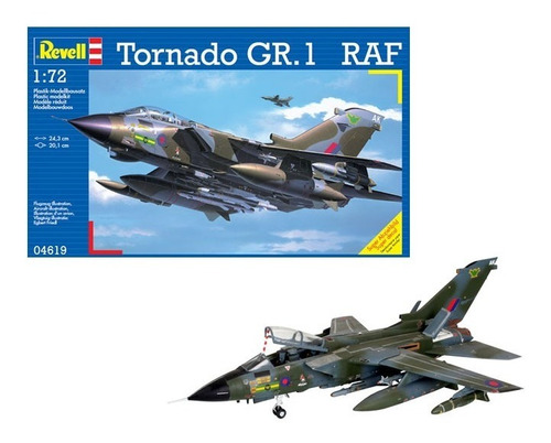 Avión Tornado Gr. Mk. 1 Raf 1/72 Model Kit Revell      